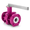 PFA beklede nodulair gietijzeren kogelkraan Chemvalve CSB&nbsp;&nbsp;|&nbsp;&nbsp;KP-2560