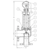 Stalen veerveiligheidsklep Besa&nbsp;&nbsp;|&nbsp;&nbsp;KP-2008C