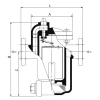 Nodulair Gietijzer Armstrong omgekeerde emmer condenspot&nbsp;&nbsp;|&nbsp;&nbsp;680F Series