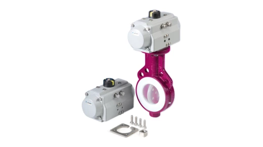 low res automatiseringsset chemvalve tfm ptfe vlinderklep kp 1015 kp 1016