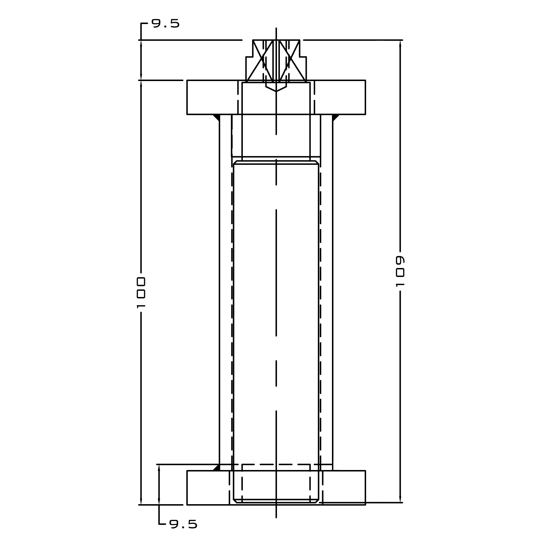 RVS Spindelverlenging&nbsp;&nbsp;|&nbsp;&nbsp;Gelagerd